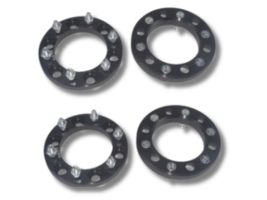 25mm Wheel Spacers x 4 for Toyota Landcruiser / FJ Cruiser / 4Runner - Black - 6 x 139.7 PCD-Spoilers and Bodykits Australia