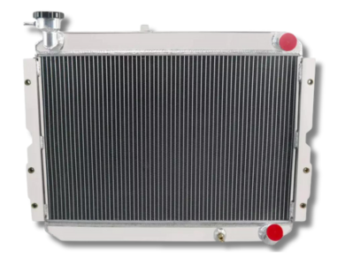 Aluminum Radiator for 60 Series Toyota Landcruiser HJ60 / HJ62 / HJ61 Manual - 4-Rows (1981 - 1989) - Spoilers and Bodykits Australia