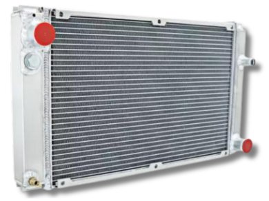 Aluminum Radiator for Porsche 944 2.5L Turbo S2 3.0L Manual - 3-Rows (1988 - 1991) - Spoilers and Bodykits Australia