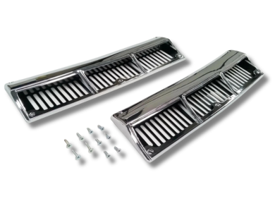 Bonnet Vents for Nissan Datsun 1200 B110 / B120 / Sunny - Chrome - Pair-Spoilers and Bodykits Australia