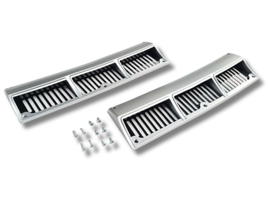 Bonnet Vents for Nissan Datsun 1200 B110 / B120 / Sunny - Chrome - Pair-Spoilers and Bodykits Australia