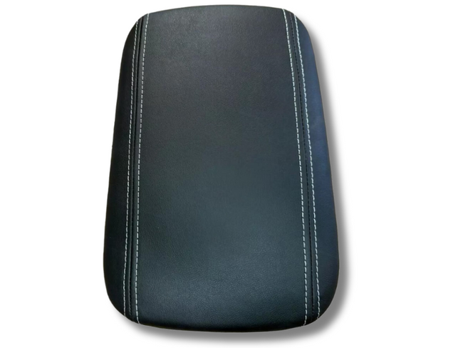 Center Console Leather Armrest Cover with Silver Stitching for VE / VF / WM / WN Holden Commodore-Spoilers and Bodykits Australia