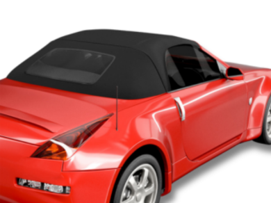 Convertible Soft Top with Plastic Window for Nissan 350Z Z33 - Black (2003 - 2009) - Spoilers and Bodykits Australia