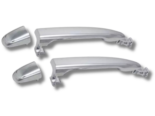 Door Handle Set for Toyota Hilux GGN / KUN / TGN Dual Cab - Chrome (2005 - 2015)-Spoilers and Bodykits Australia