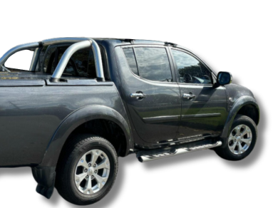 Flares for Mitsubishi Triton ML  MN - Grey - Set of 4 (2006 - 2014 Models) - Spoilers And Bodykits Australia