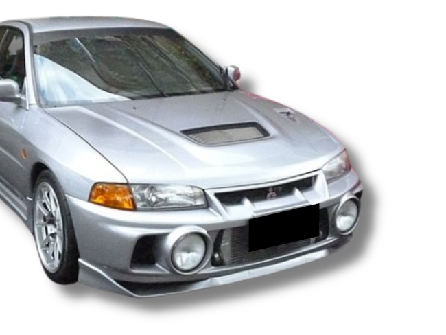 Front Bumper Bar for CE Mitsubishi Lancer 4 Door Sedan - EVO 4 Style (08/1998 - 2003)-Spoilers and Bodykits Australia