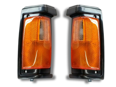 Front Corner Indicator Lights for Nissan Navara D21 - Orange Lens - Pair-Spoilers and Bodykits Australia