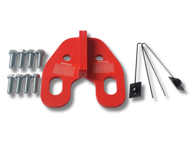 Front Recovery Tow Point Kit for GU Nissan Patrol Series 2 / 3 / 4 / 5 - Red-Spoilers and Bodykits Australia