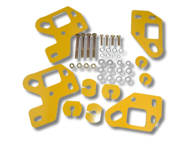 Front Recovery Tow Point Kit for LDV T60 / T90 - Yellow (2017 Onwards)-Spoilers and Bodykits Australia