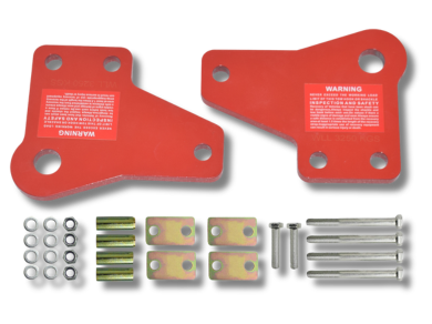 Front Recovery Tow Point Kit for Toyota Hilux KUN26 N70 - Red (2005 - 2015)-Spoilers and Bodykits Australia