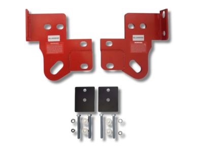 Front Recovery Tow Point Kit for Toyota Hilux N80 Revo - Red (2015 - 2022)-Spoilers and Bodykits Australia