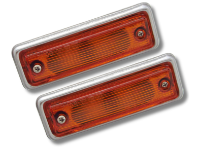 Front Side Guard Indicator Lights for Nissan Datsun 1200 B110 / Sunny B120 - Pair-Spoilers and Bodykits Australia