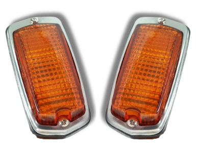 Front Side Guard Indicator Lights for Nissan Datsun 120Y B210 - Pair-Spoilers and Bodykits Australia