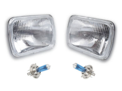 Head Lights with Globes for Toyota Hilux (1983 - 2005)- Spoilers And Bodykits Australia