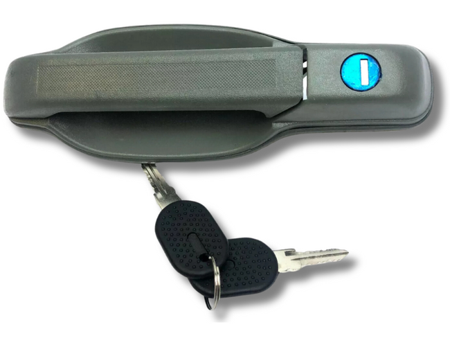 Left Outer Door Handle with Lock Barrel & Keys for Iveco Daily (1990 - 1998)-Spoilers and Bodykits Australia