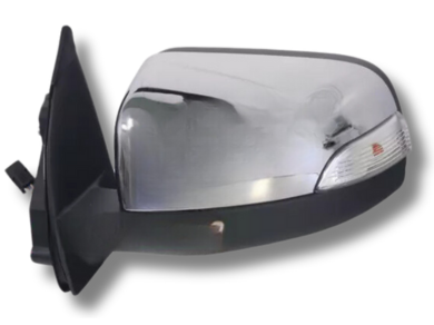 Left Passenger Side Door Mirror with Auto Fold & Indicator for PX1 Ford Ranger XLT - Chrome-Spoilers and Bodykits Australia