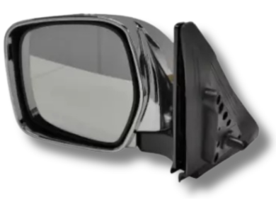 Left Passenger Side Electric Door Mirror for 100 Series Toyota Landcruiser - Chrome (1998 - 2007)-Spoilers and Bodykits Australia