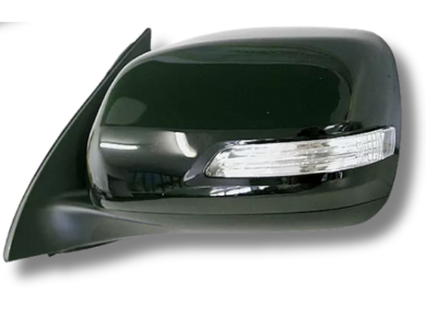 Left Passenger Side Electric Door Mirror for 150 Series Toyota Prado - Black (2009 - 2012)-Spoilers and Bodykits Australia