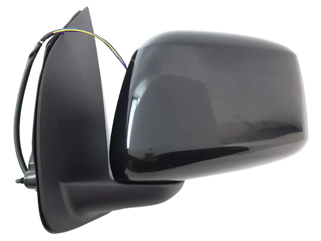 Left Passenger Side Electric Door Mirror for D40 Nissan Navara - 3 Pins - Black (2005 - 2015)-Spoilers and Bodykits Australia