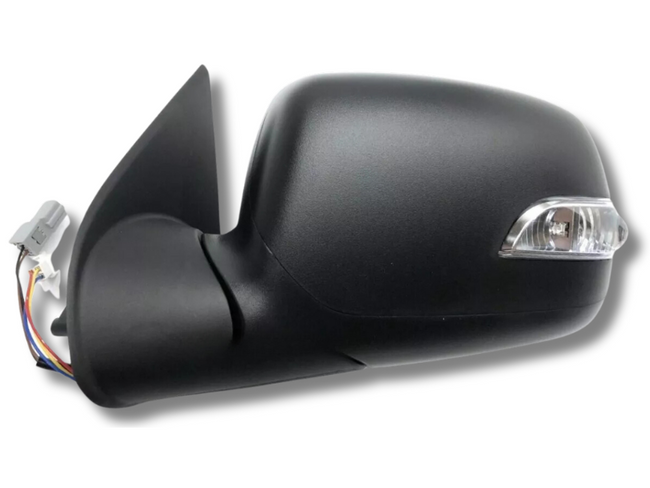 Left Passenger Side Electric Door Mirror with Indicator for Holden Rodeo RA - Black (2003 - 2008)-Spoilers and Bodykits Australia