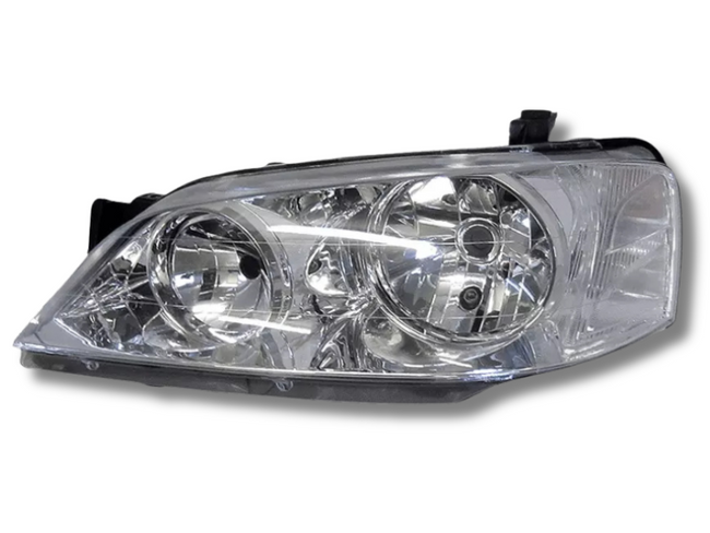 Left Passenger Side Head Light for BA / BF Ford Falcon Futura / Fairmont - Chrome (2002 - 2006)-Spoilers and Bodykits Australia