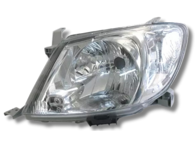 Left Passenger Side Head Light for Toyota Hilux - Chrome (2008 - 2011)-Spoilers and Bodykits Australia