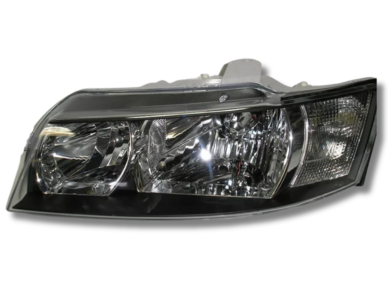 Left Passenger Side Head Light for VZ Holden Commodore SV6 / SS - Black-Spoilers and Bodykits Australia