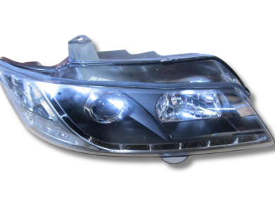 Left Passenger Side LED Head Light for VY Holden Commodore SS / Executive - Black-Spoilers and Bodykits Australia