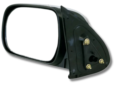 Left Passenger Side Manual Door Mirror for Toyota Hilux - Chrome (2005 - 2015)-Spoilers and Bodykits Australia