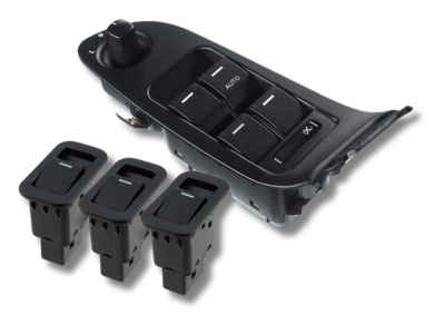 Master Power Window Switch + 3 Singles for FG Ford Falcon Sedan (2008 - 2014) - Spoilers and Bodykits Australia