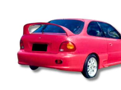 Rear Boot Spoiler Wing for Hyundai Excel 3-Door Hatch - Spoilers And Bodykits Australia