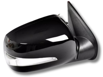 Right Driver Side Black Door Mirror with Blinker Light for Holden Rodeo RA - 6 Pin (2003 - 2008)-Spoilers and Bodykits Australia