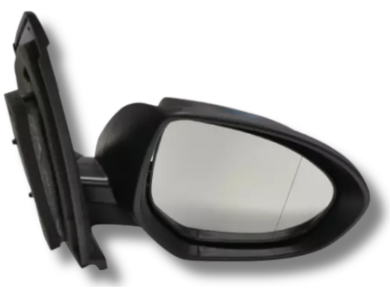 Right Driver Side Door Mirror for Mazda 2 DE Series - Black - 3 Pin (2007 - 2014)-Spoilers and Bodykits Australia