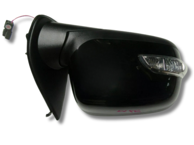 Right Driver Side Electric Door Mirror with Indicator for Isuzu D-MAX - Black - 5 Pin (2008 - 2012)-Spoilers and Bodykits Australia