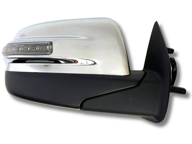 Right Driver Side Electric Door Mirror with Indicator for PJ / PK Ford Ranger - Chrome (2006 - 2011)-Spoilers and Bodykits Australia