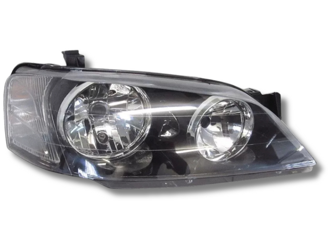 Right Driver Side Head Light for BA / BF Ford Falcon XT - Black (10/2002 - 08/2006)-Spoilers and Bodykits Australia