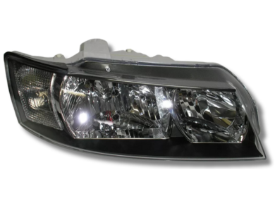 Right Driver Side Head Light for VZ Holden Commodore SV6 / SS - Black-Spoilers and Bodykits Australia