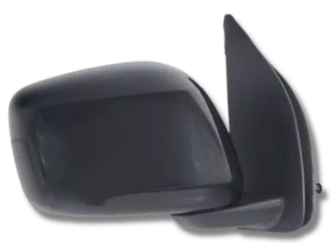 Right Driver Side Manual Fold Door Mirror for D40 Nissan Navara - Black (05/2005 - 2015)-Spoilers and Bodykits Australia