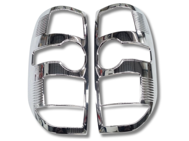 Tail Light Surrounds for Mazda BT-50 - Chrome - Pair (2008 - 2011)-Spoilers and Bodykits Australia